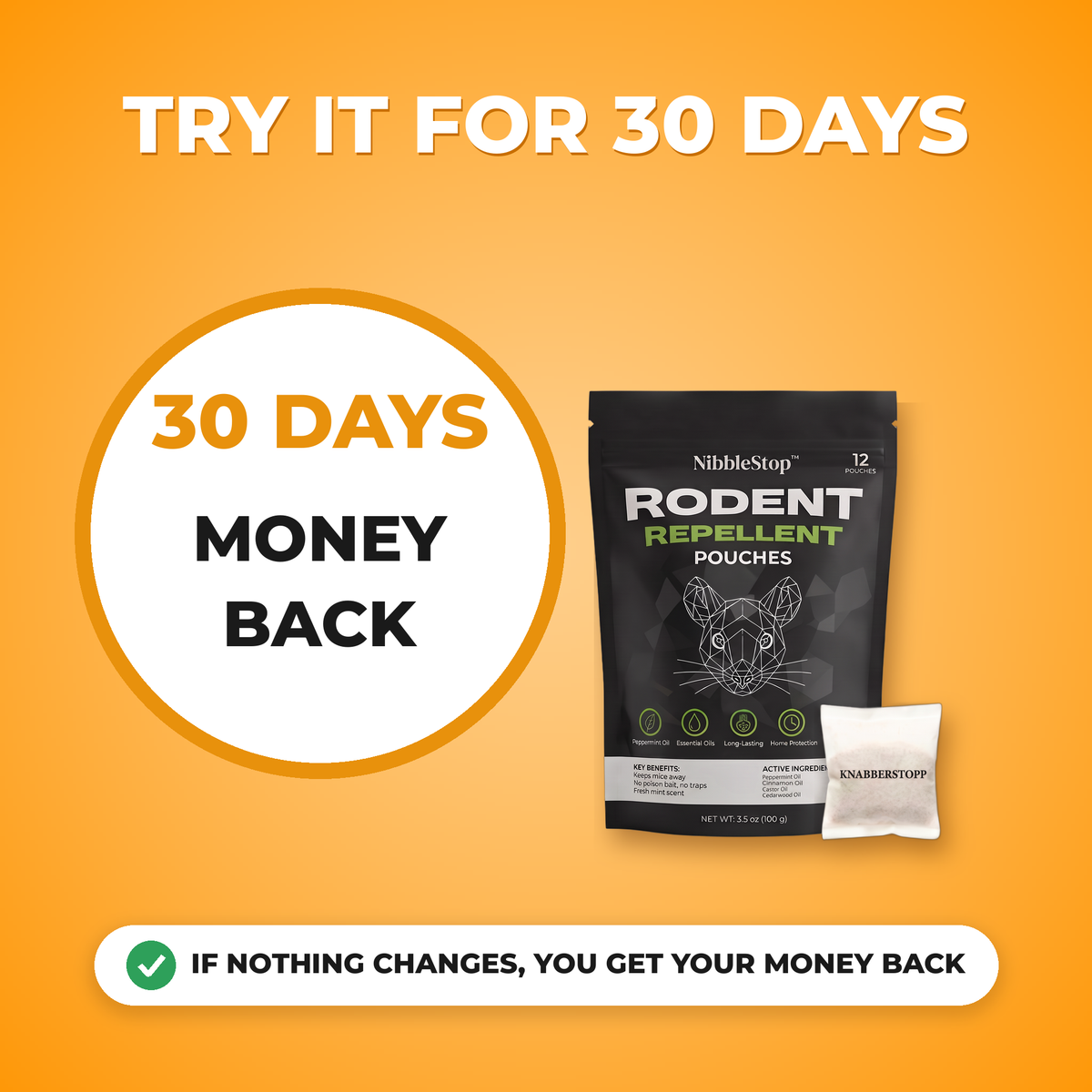 Try NibbleStop™ for 30 days with money back