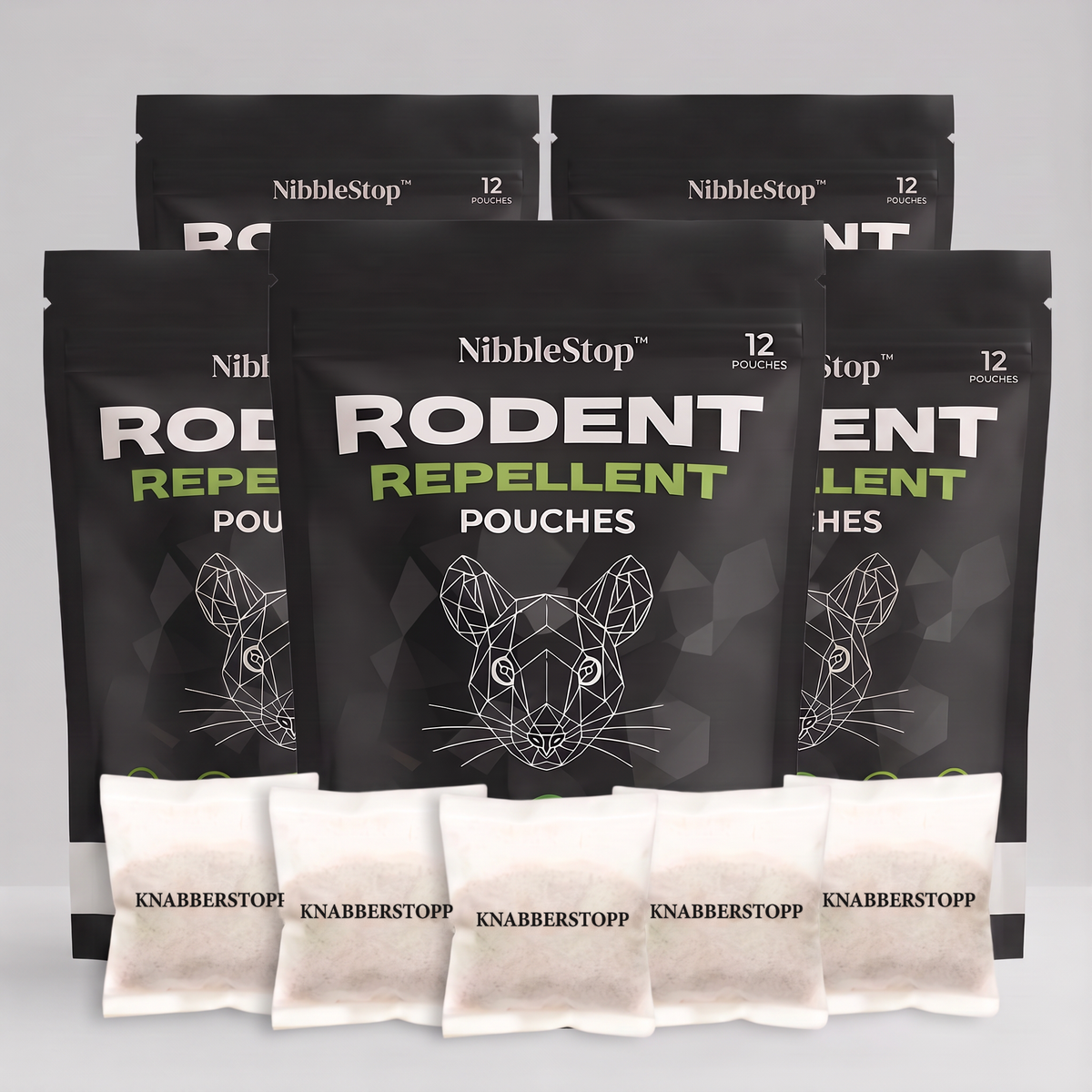 NibbleStop™ 5 pack, 60 pouches