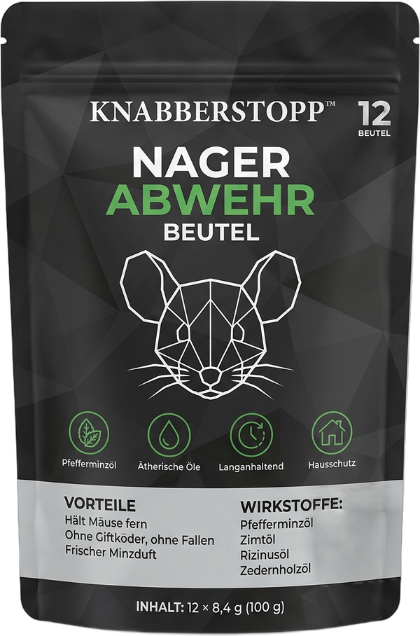 Knabberstopp Packung mit 12 Beuteln