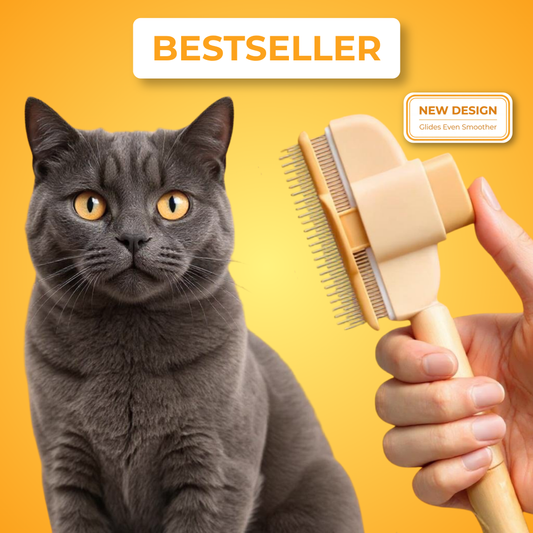 FurFlash™ Cat Deshedding Brush: Catch the Fur, Skip the Fight