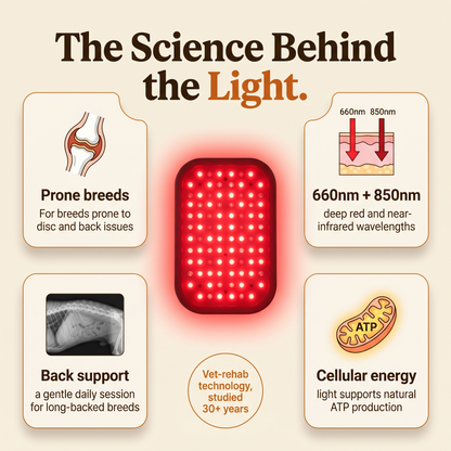 RedPaw Therapy™ Red Light Vest: Vet-Grade Comfort Without the Vet Bill