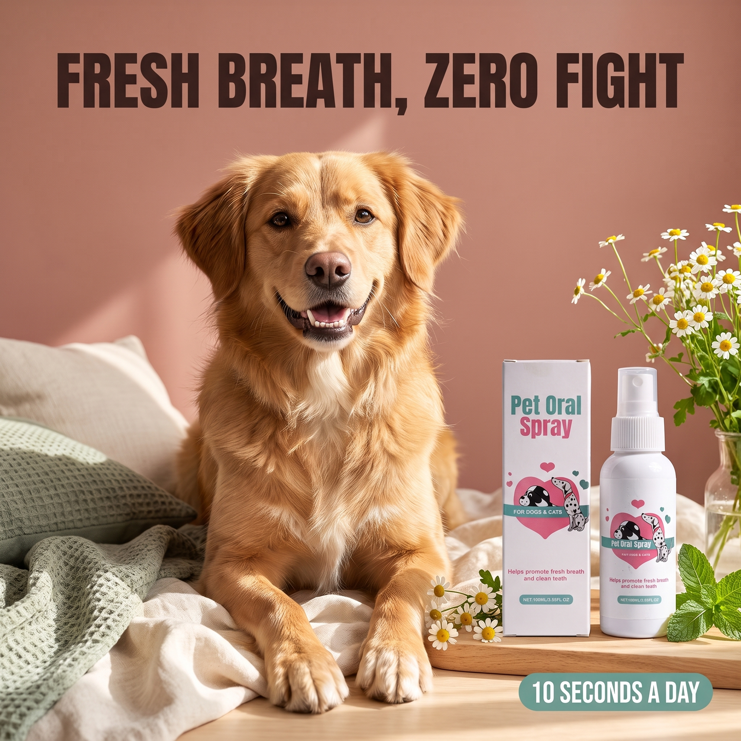 FreshBites™ Dental Spray - Clean Teeth Without the Toothbrush Fight