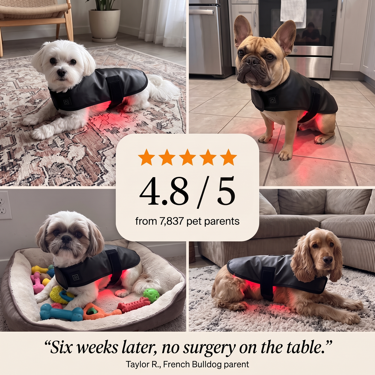 Pet parents rate RedPaw 4.8 out of 5
