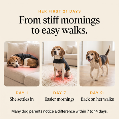 A Beagle's first 21 days with the RedPaw wrap