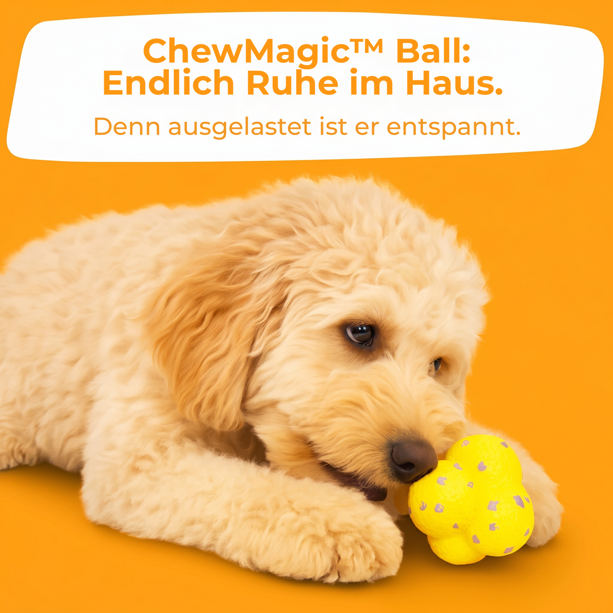 ChewMagic™ Kauball: Springt wild, hält kräftige Kauer aus