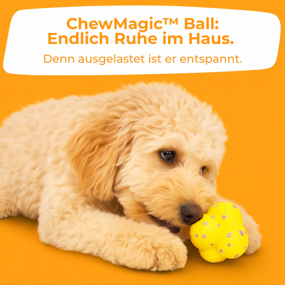 ChewMagic™ Kauball: Springt wild, hält kräftige Kauer aus