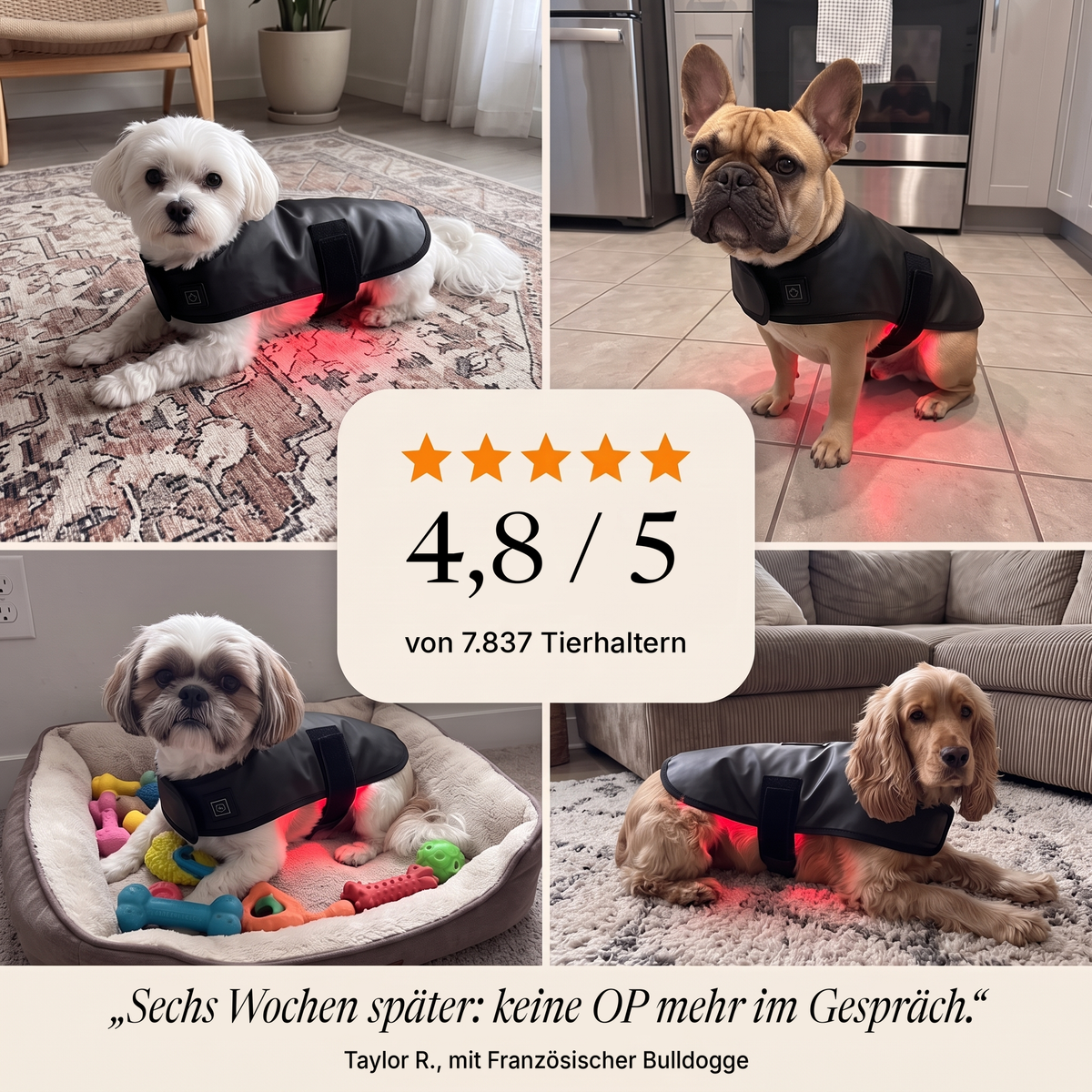 Tierfreunde bewerten RedPaw mit 4,8 von 5