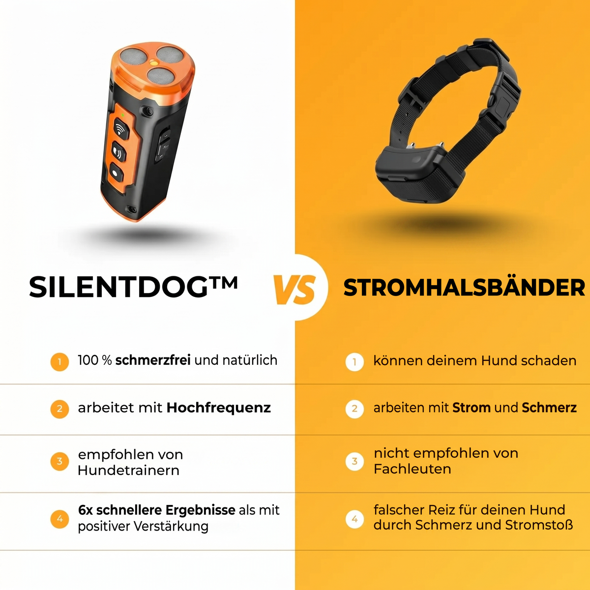 SilentDog™ Ultraschall-Trainingshilfe